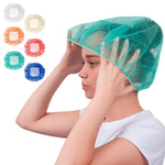 Load image into Gallery viewer, Green Bouffant Caps 18 Inch Pack of 100 Non Woven Hair Caps with Elastic Band Breathable Disposable Polypropylene Hats. Unisex Protective Hair Covers for Food Service