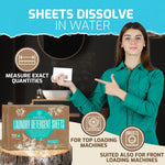 Load image into Gallery viewer, Laundry Sheets Ocean Breeze 100 Loads Zero Waste Plastic Free Natural Soap