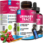 Load image into Gallery viewer, Cat Dog Urinary Tract Infection Treatment Natural UTI Medicine Cranberry 2 Pack 60 ml D Mannose Kidney Bladder Support Best for Incontinence Pet Renal Health & Care Drops