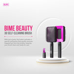 Load image into Gallery viewer, 3D Self Cleaning Deluxe Rectangular Brush Self Cleaning Hair Brush for Women
