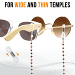 Load image into Gallery viewer, Eye Glasses String Holder Premium Beaded Eyeglass Holders Around Neck 4 Pcs