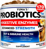 Load image into Gallery viewer, Probiotics for Dogs 170 Chews Digestive Enzymes & Fiber