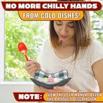 Load image into Gallery viewer, 4 Pcs Microwave Bowl Cozy Holders (Gray & White Checkered) – Heat Resistant Microwave Bowl Holders for Hot Food Protect Hands from Hot Dishes – Soft Fabric for Safe & Convenient Use in the Kitchen