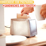 Load image into Gallery viewer, 12Pcs Non Stick Toaster Bags Reusable – 6.7 x7.5 Grilled Cheese Bags Heat Resistant & Easy to Clean Mess Free Toasting Sandwiches Panini & More Compatible with Toaster Oven Microwave & Grill