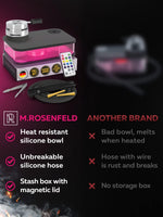 Load image into Gallery viewer, Black Hookah Set Premium Portable Hookah Set With Everything And Travel Case