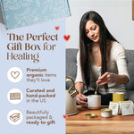 Load image into Gallery viewer, Unboxme Mini Healer Spa Gift Basket for Women Self Care Gift Box Wellness Care Package with Card Relaxation Gift for Birthday or Get Well Soon