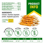 Load image into Gallery viewer, Rawhide Sticks for Dogs Chicken-Wrapped Grain-Free Chews