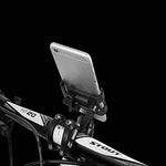 Load image into Gallery viewer, Aluminium Motorcycle Bike Cell Phone Holder Bicycle GPS Handlebar Mount