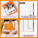 Load image into Gallery viewer, 2025 Appointment Book & Planner 8.5 x 11 inches Large Tabbed Daily Hourly Weekly Planner Calendar & Schedule Book 15 Minute time Slots Business & Personal Planner Jan 2025 Dec 2025 Yellow