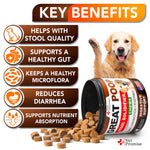 Load image into Gallery viewer, Probiotics for Dogs 120 Chews Stool Softener High Fiber