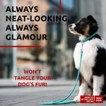 Load image into Gallery viewer, WAUDOG Rolled Leather Dog Leash 4Ft * 0.5 in for Small Medium and Large Dogs Heavy Duty Leather Puppy Leash for Outdoor Walking Running Training Strong Dog Leashes for Large Breed Dogs (Mint)