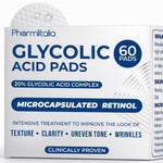 Load image into Gallery viewer, Glycolic Acid Pads Resurfacing Pads for Face 20% Exfoliating Peel Pad for Body and Dark Spots Fine Lines and Wrinkles 60 Count