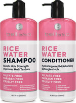 Load image into Gallery viewer, Rice Water Shampoo and Conditioner Set Sulfate Free for Thin and Fine Hair