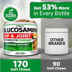 Load image into Gallery viewer, 2 Pack Glucosamine for Dogs with Chondroitin Joint Pain Relief Made in USA