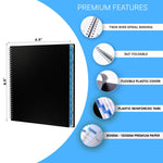 Load image into Gallery viewer, 2026 Appointment Book Planner 6.5 x 8.5 inch Large Blue Tabbed Daily Hourly Weekly Planner Schedule Book 30 Minute time Slots Business & Personal Planner Jan 2026 Dec 2026
