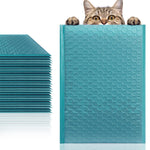 Load image into Gallery viewer, Pack of 25 Teal Bubble Mailers Pouches 8.5 x 11 Poly Padded Bags with Peel and Seal Closure 8 1/2 x 11 Cushion Envelopes for Mailing Shipping Packing and Packaging Supplies