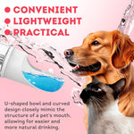 Load image into Gallery viewer, Portable Dog Water Bottle Dispenser 12 oz Silicone Strap & Filter