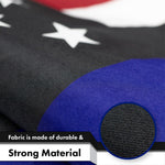 Load image into Gallery viewer, Police Blue Lives Matter Flag 3x5 Ft 10Pack Printed 150D Polyester By G128