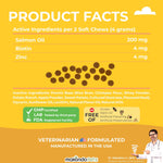 Load image into Gallery viewer, Omega 3 for Dogs 120 Fish Oil Treats for Shedding Dog Allergy Chews Skin and Coat Supplement Itch Relief Hot Spots Joint Health EPA & DHA Fatty Acids Biotin Puppy Salmon Oil Soft Chews