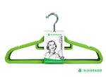 Load image into Gallery viewer, Non Slip Adult Hangers Multicolor for Everyday Use Value Packs Lime Green 50 Pcs