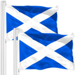 Load image into Gallery viewer, Scotland Scottish Flag 3x5 Ft 2Pack 150D Printed Polyester By G128