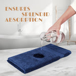 Load image into Gallery viewer, Navy Hand Towels for Bathroom 6 Pack Cotton Hand Towel Bulk 16x27 Inch for Gym Kitchen Spa Soft Highly Absorbent Quick Dry Terry Salon Towels