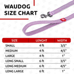Load image into Gallery viewer, WAUDOG Recycled Cotton Dog Leash 6 Ft 10 Ft Eco Friendly Collar for Small Medium & Large Dogs Reflective Dog Leash for Medium Dogs Strong Leashes for Large Breed Dogs Puppy Leash for Small Dogs