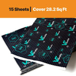 Load image into Gallery viewer, Sound Deadening Material Vibrofiltr 3.0 mm (118 mil) 28.2 sqft Noise Insulation & Dampening