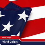 Load image into Gallery viewer, G128 Combo Pack: American USA Flag 3x5 Ft & Thin Blue Line Flag 3x5 Ft Both LiteWeave Pro Series Printed 150D Polyester, 4 Corner Brass Grommets, Perfect For Balcony/Wall