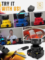 Load image into Gallery viewer, Yellow Multipurpose Electric Charcoal Starter Electric Charcoal Burner ETL