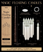 Load image into Gallery viewer, Flameless Floating Candles with Wand Remote 12 PCS Magic Deco Candles Hanging Candles with Remote Battery Operated 6.5 LED Candle Christmas & Halloween Decorations