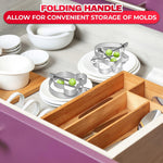 Load image into Gallery viewer, 5 Pcs Pancake Mold Set – Stainless Steel Pancake Molds for Griddle with Fun Shapes Comfortable Handles and Non Slip Design – Egg Shaper for Frying Pan With Silicone Brush for Easy Use & Cleaning