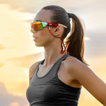 Load image into Gallery viewer, SIGONNA Eye Glasses String Holder Strap Eyeglass Straps Cords for Men Women Eyeglass Holders Around Neck Sunglasses String Chain Lanyard Retainer 2 Pcs (Black Red)