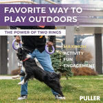 Load image into Gallery viewer, Dog Ring Fetch Toy Medium Dogs MIDI Size 2 Rings