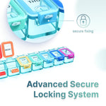 Load image into Gallery viewer, Weekly Medicine Pill Organizer Waterproof 7 Day Large Pill Box Daily Pill Case Cute Vitamin Organizer Portable Pill Container Travel Pills Holder XL Supplement Medication Dispenser One a Day