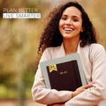 Load image into Gallery viewer, 2025 2026 HARDCOVER Leather Planner Weekly & Monthly 6.5 * 8.5 Inches Academic Planner Business Personal or Student Pen Holder Thick Paper July 2025 June 2026 (Dark Red)