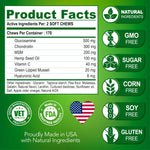 Load image into Gallery viewer, Glucosamine for Dogs Hip and Joint Supplement for Dogs Glucosamine Chondroitin for Dogs Dog Joint Pain Relief MSM Hemp Advanced Support Dog Joint Supplement 170 Mobility Chews