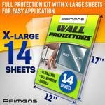 Load image into Gallery viewer, Wall Protector Sheets for Painted Wall. Clear Plastic Adhesive Film Stickers