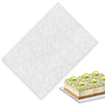 Load image into Gallery viewer, 1 4 Sheet Cake Board Rectangle 9.9 x 13.8 Rectangle Cake Boards for Pastries Grease and Moisture Resistant Thick Sturdy Material with Fancy Pattern Easy to Clean Suitable for Any Celebration