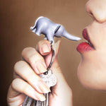 Load image into Gallery viewer, Whistle Key Ring and Key Holder Elephant Grey Keys Organizer Hanger for Home