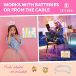 Load image into Gallery viewer, Pink Cinema Light Box with 312 Letters Emojis & 3 Markers Led Light Box for Girl