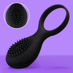 Load image into Gallery viewer, Vibrating Cock Ring Rechargeable Silicone Stretchy Vibrating Penis Ring 10 Modes