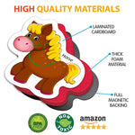 Load image into Gallery viewer, 27 Foam Fridge Magnets for Toddlers 3 years Farm Animals Magnets for Kids