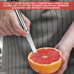 Load image into Gallery viewer, Grapefruit Knife With Curved Serrated Blade Fruit Slicer and Cutter for Oranges Kitchen Gadget Stainless Steel Small Knife for Home
