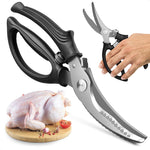 Load image into Gallery viewer, Heavy Duty Poultry Shears – Stainless Steel Meat Scissors Heavy Duty Ergonomic Kitchen Shears for Food Vegetables Seafood & Bones – High Wear Resistance & Thick Spring for Easy Cutting