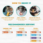 Load image into Gallery viewer, Creamy Lickable Cat Treats Wet Squeeze Tubes 20 Sticks Chicken Mix Liquid Cat Snacks Skin & Coat Care Multivitamin Treats for Cats & Small Dogs Lick Up