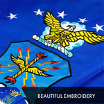Load image into Gallery viewer, US Air Force Flag 2x3FT 10Pack Doublesided Embroidered Polyester By G128