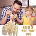 Load image into Gallery viewer, Blank Nesting Dolls Lot of 5 Sets by 4 pcs Blank Matryoshka Dolls for DIY Ideas