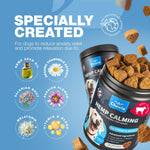 Load image into Gallery viewer, Hemp Calming Chews for Dogs Anxiety Relief L-Theanine & Chamomile