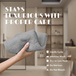 Load image into Gallery viewer, White Classic Light Gray Washcloths Set 12 Pack for Body and Face Towel 12x12 Inch Cotton Wash Cloths Bulk Spa Fingertip Wash Clothes Soft Absorbent Gym Towels